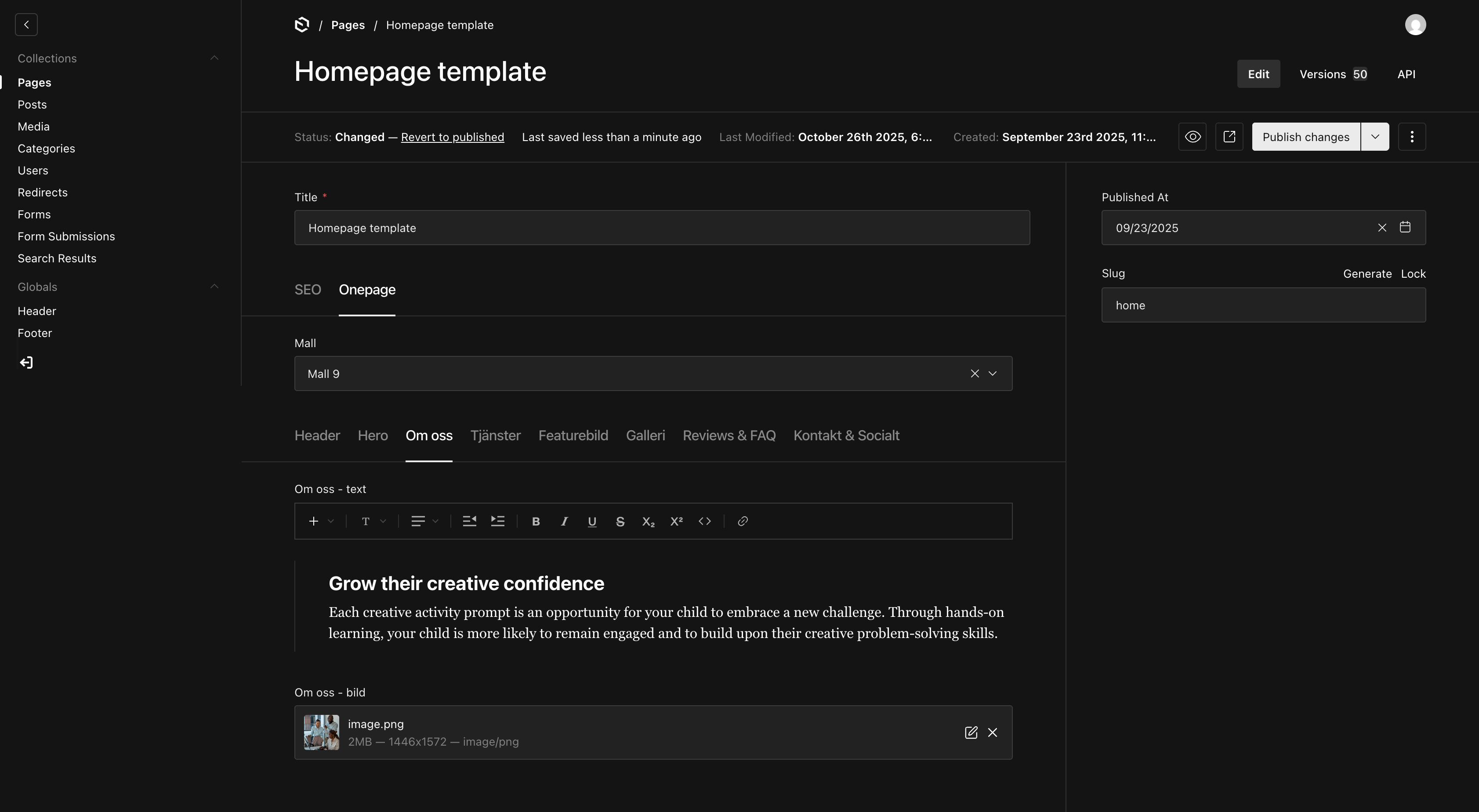 Förhandsvisning steg 3